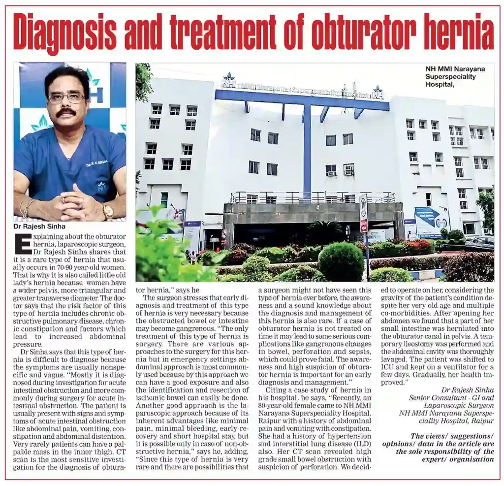 Hernia Explained - Article by Dr. Rajesh Sinha