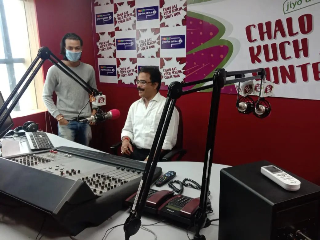 Dr. Rajesh Sinha at MyFm Studio