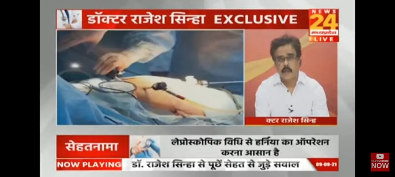 Dr. Rajesh Sinha on News 24