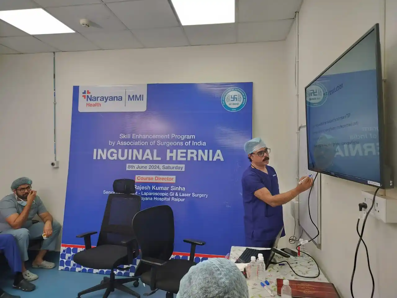 Hernia skillshop organised by Dr. Rajesh Sinha 6