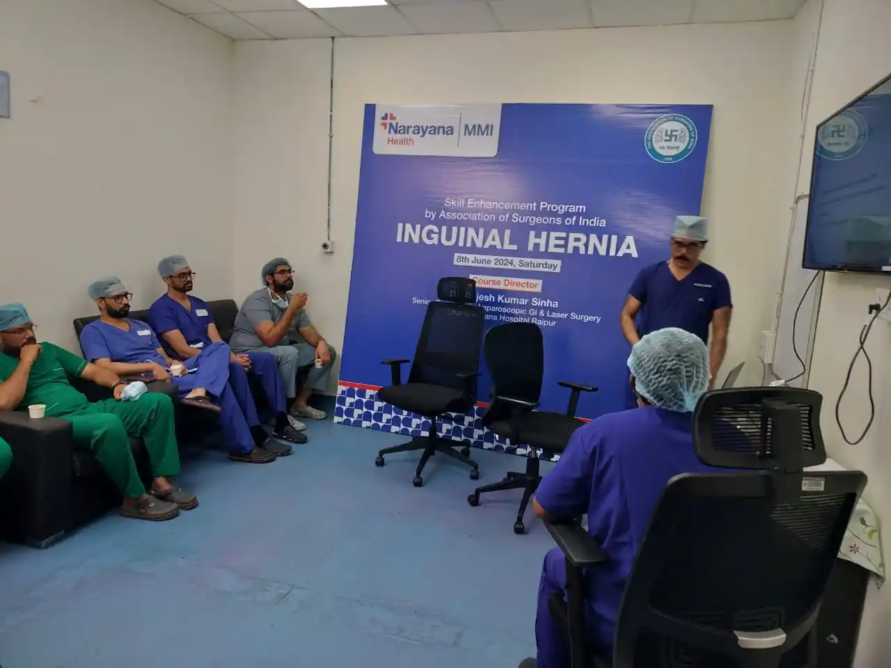 Hernia skillshop organised by Dr. Rajesh Sinha 7